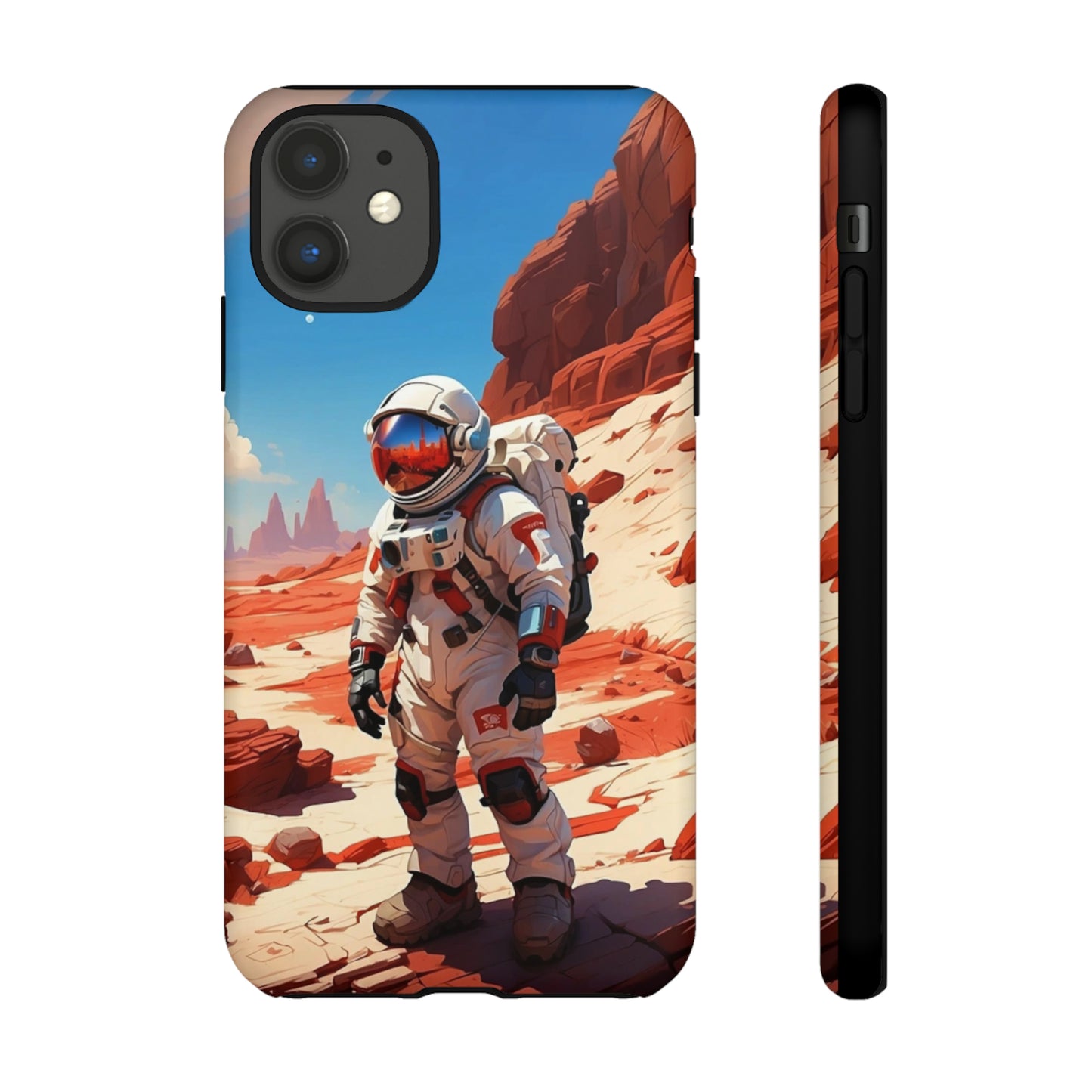 Astronaut on mars Tough Case