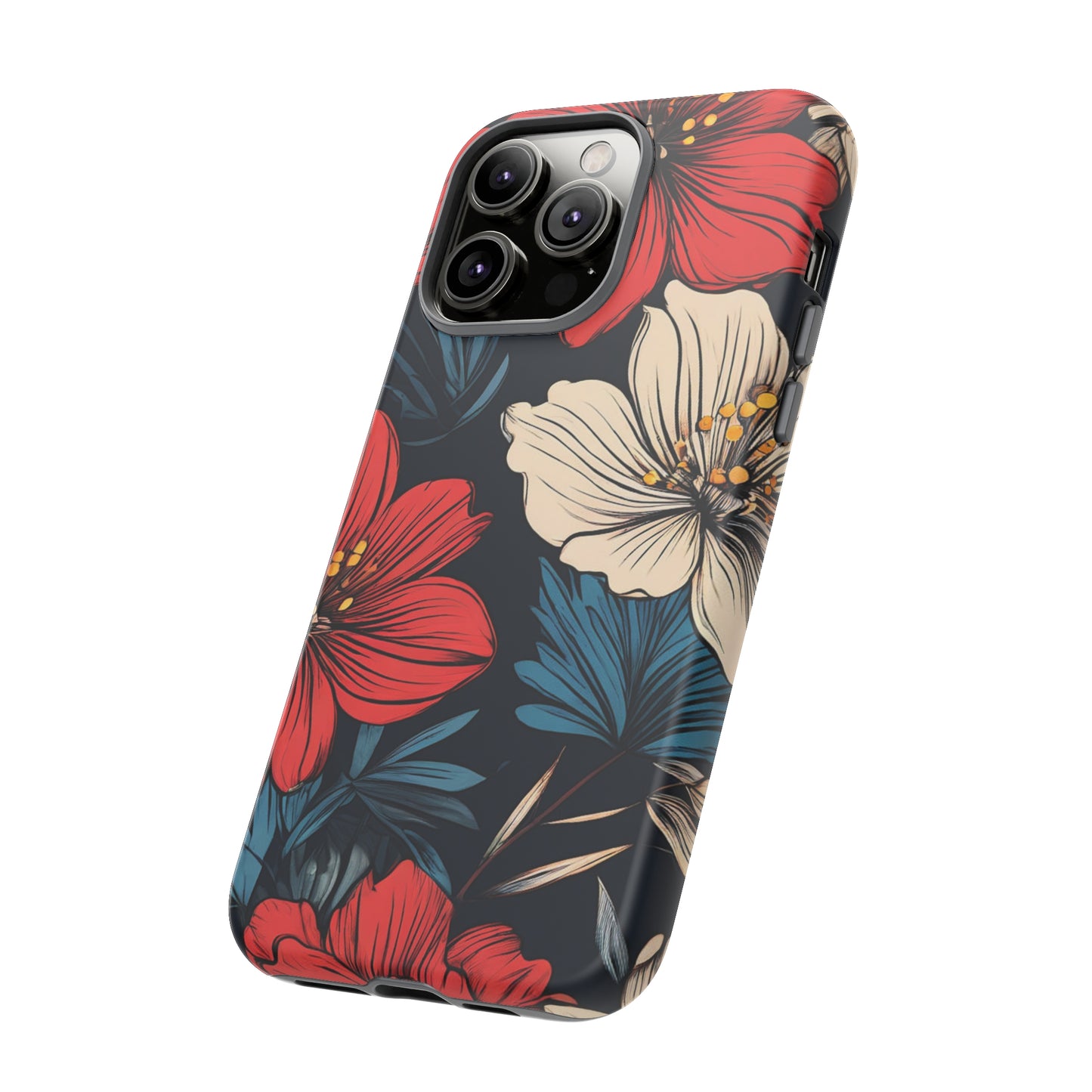 Two Flowers Tough Case