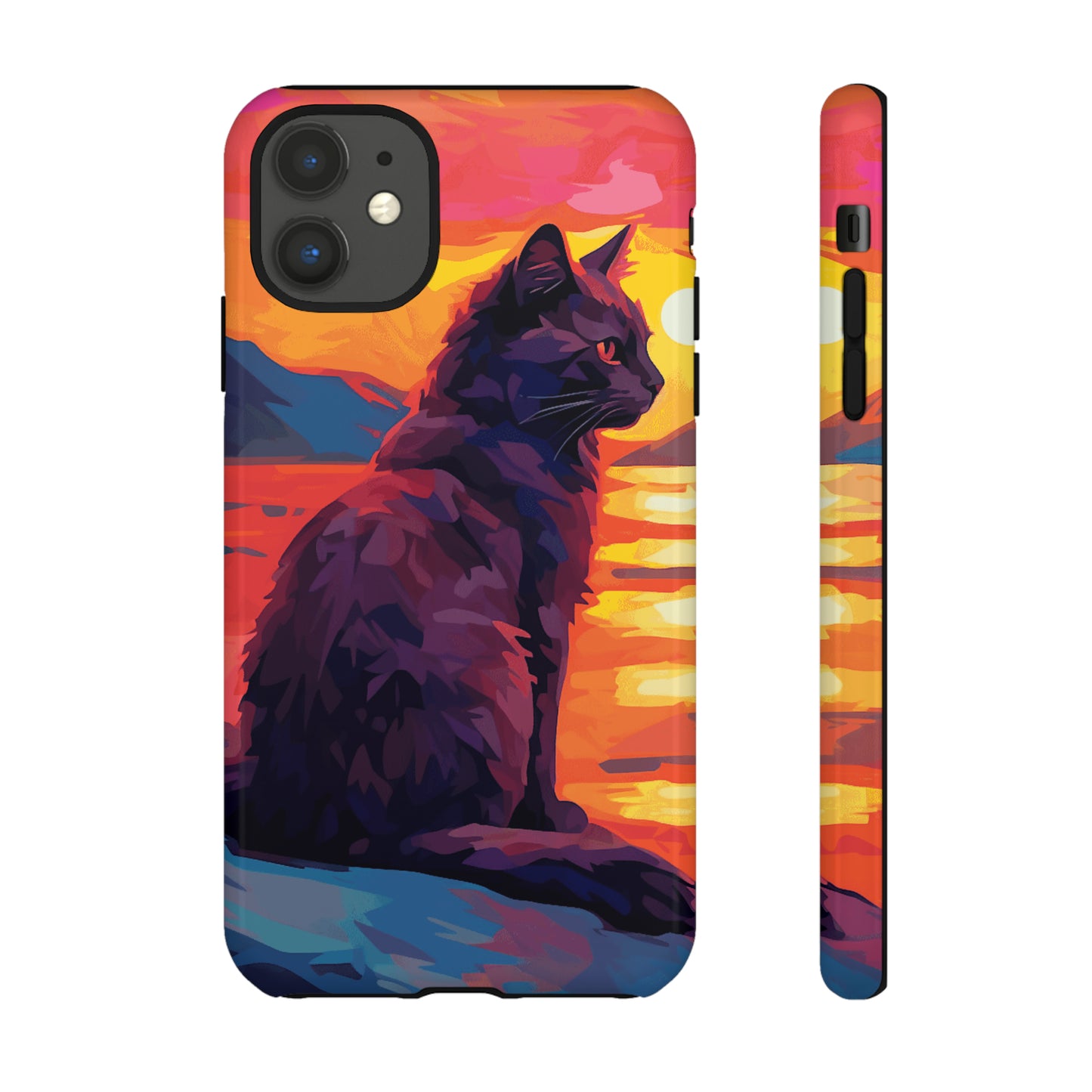 Sunset Cat Tough Case