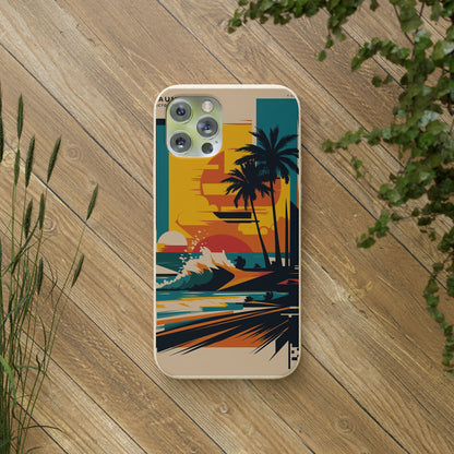 Sunset Mural Biodegradable Case