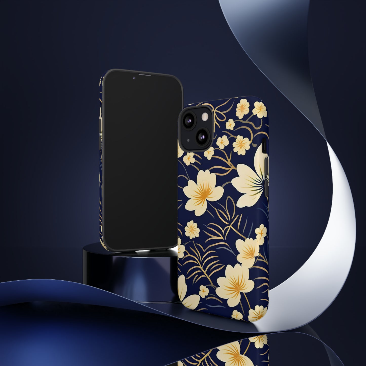 White Flower Art Tough Case