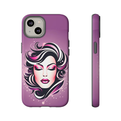 Magenta Lady Tough Case