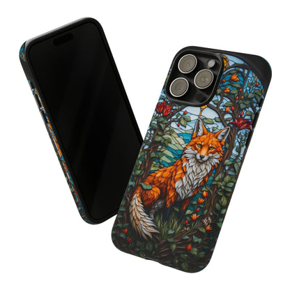 Stained Glass Art of a Fox Tough Case