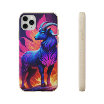 Pink Peculiar Goat Biodegradable Case