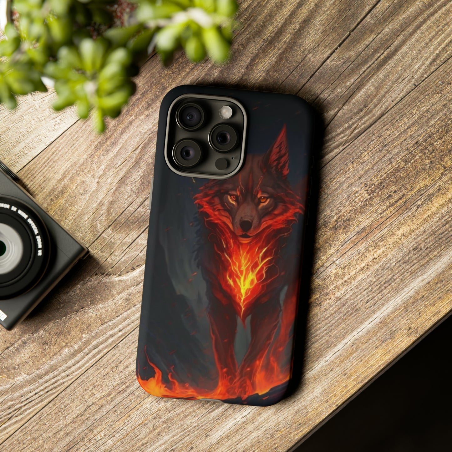 Red Glowing Fox  Tough Case