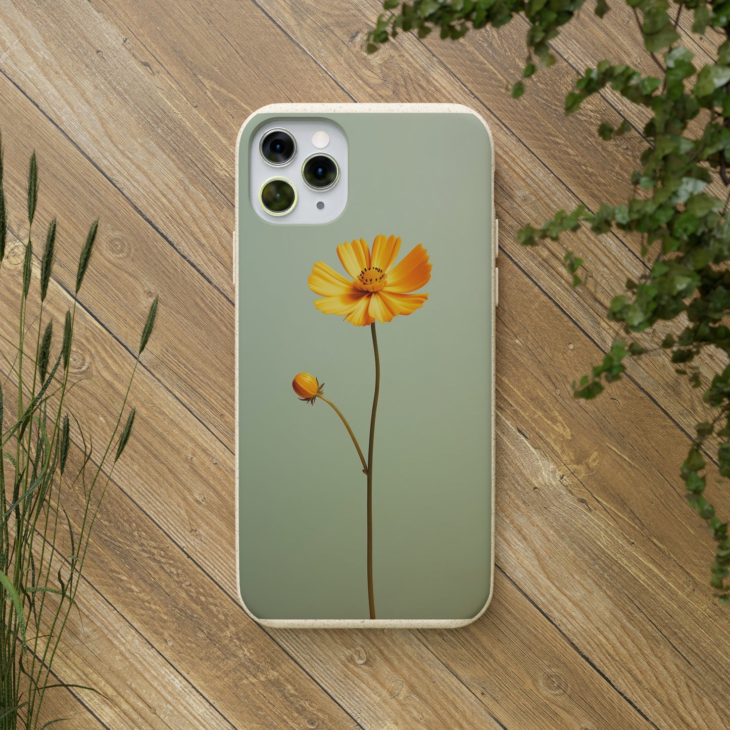 Lone Flower Biodegradable Case