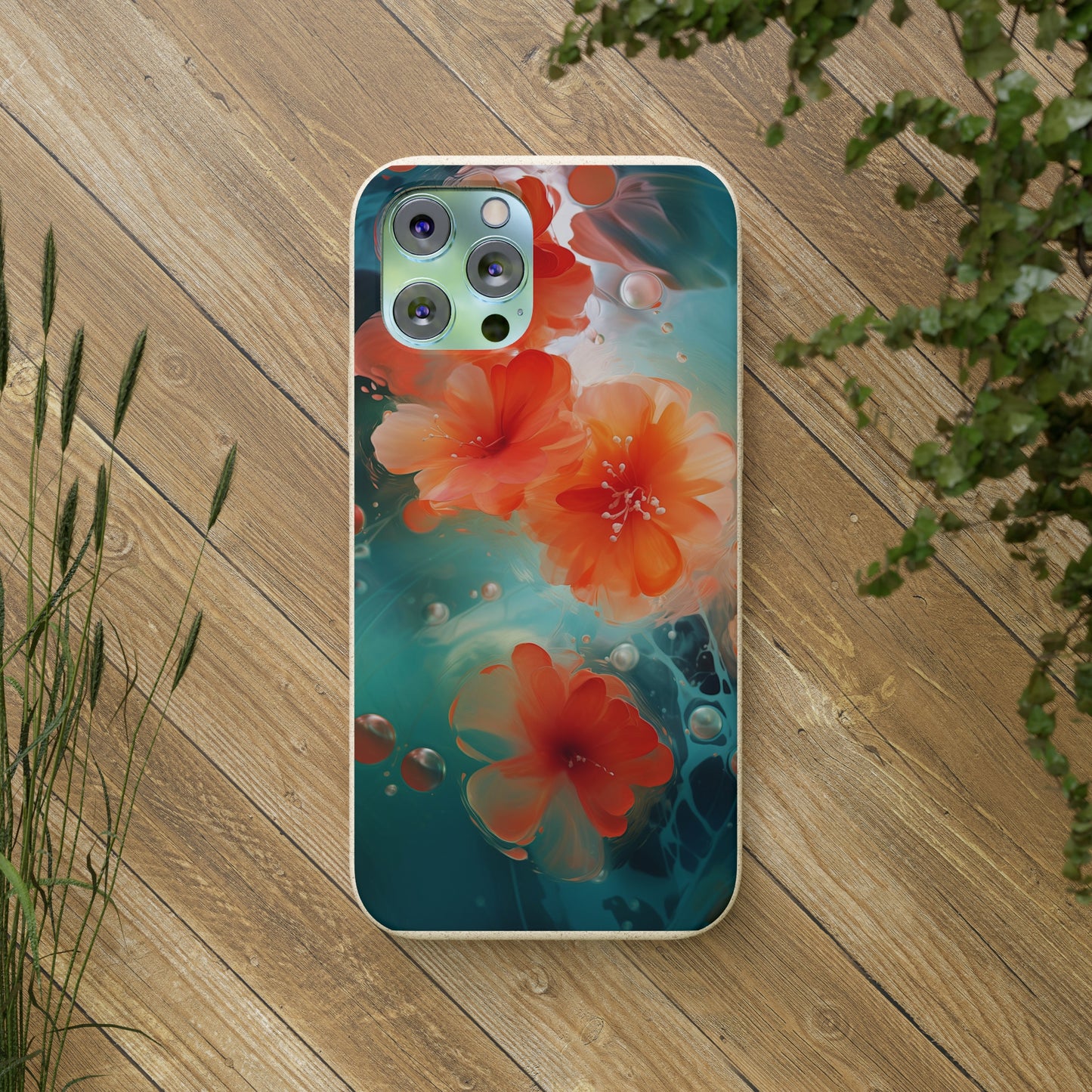 Flower painting Biodegradable Case