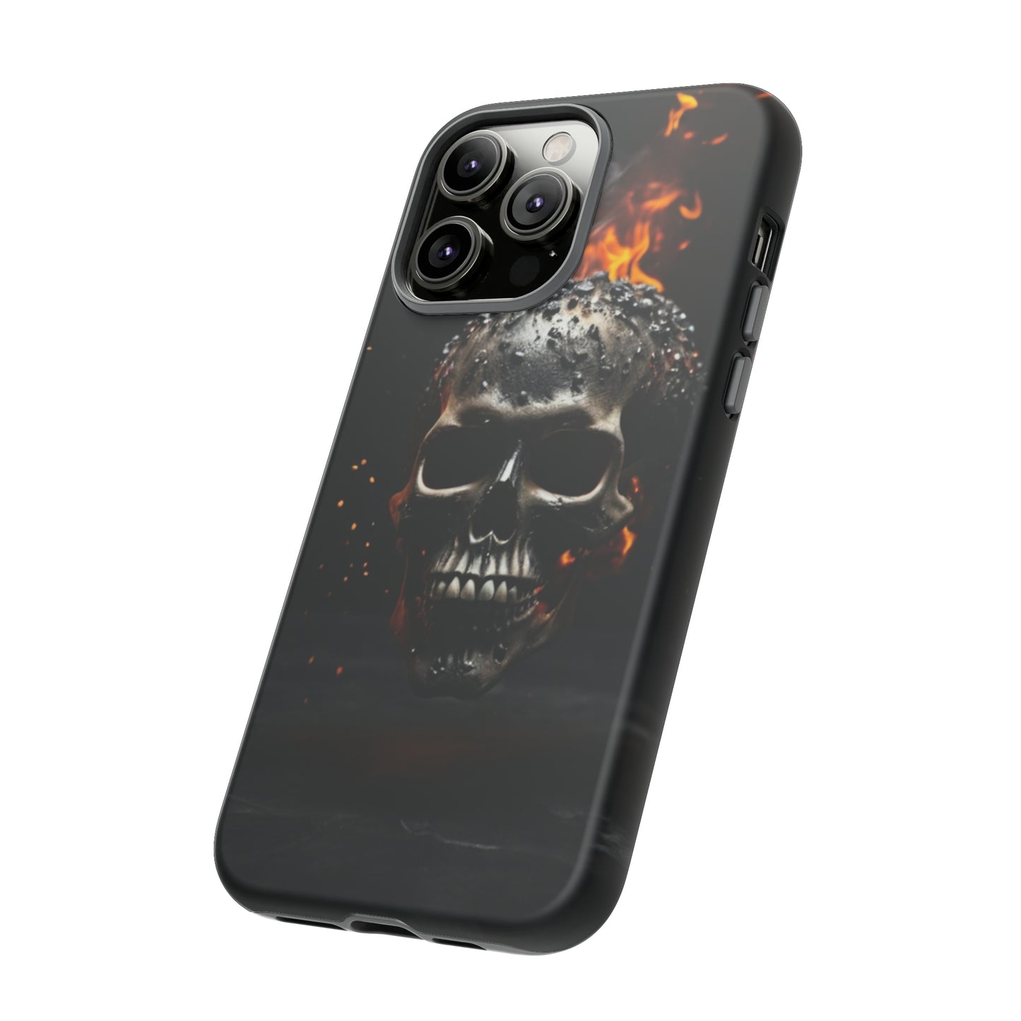 Fiery Skull Tough Case