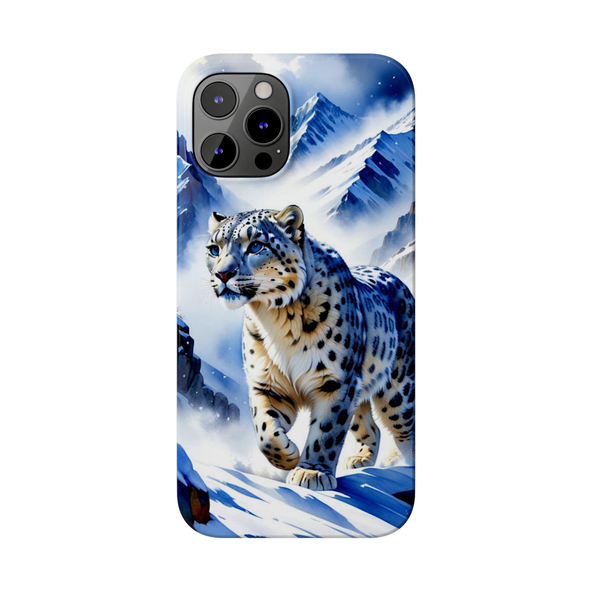 White Tiger Slim Phone Case - Colorwink