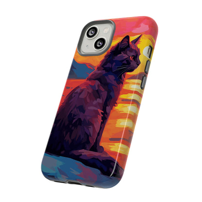 Sunset Cat Tough Case