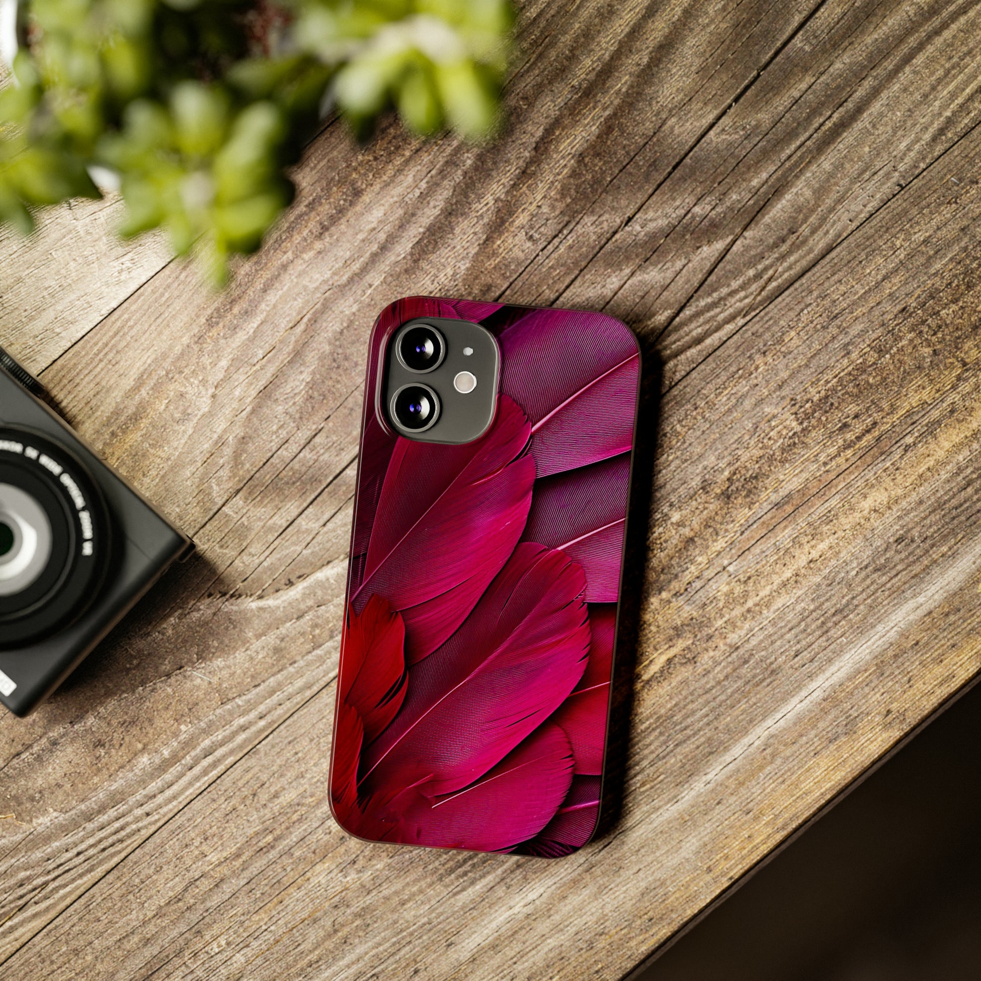 Feathers Slim Phone Case - Colorwink