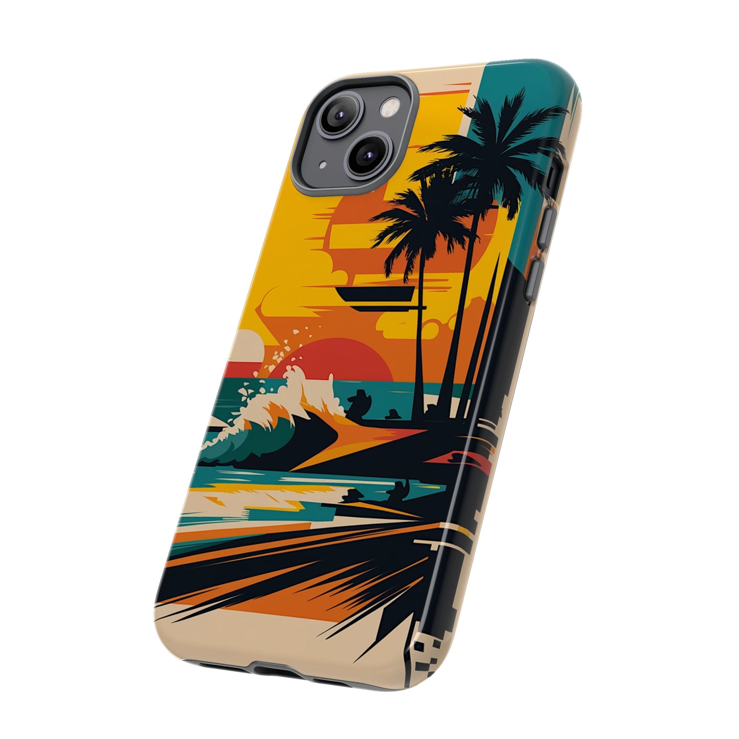 Beach Art Mural Tough Case - Colorwink