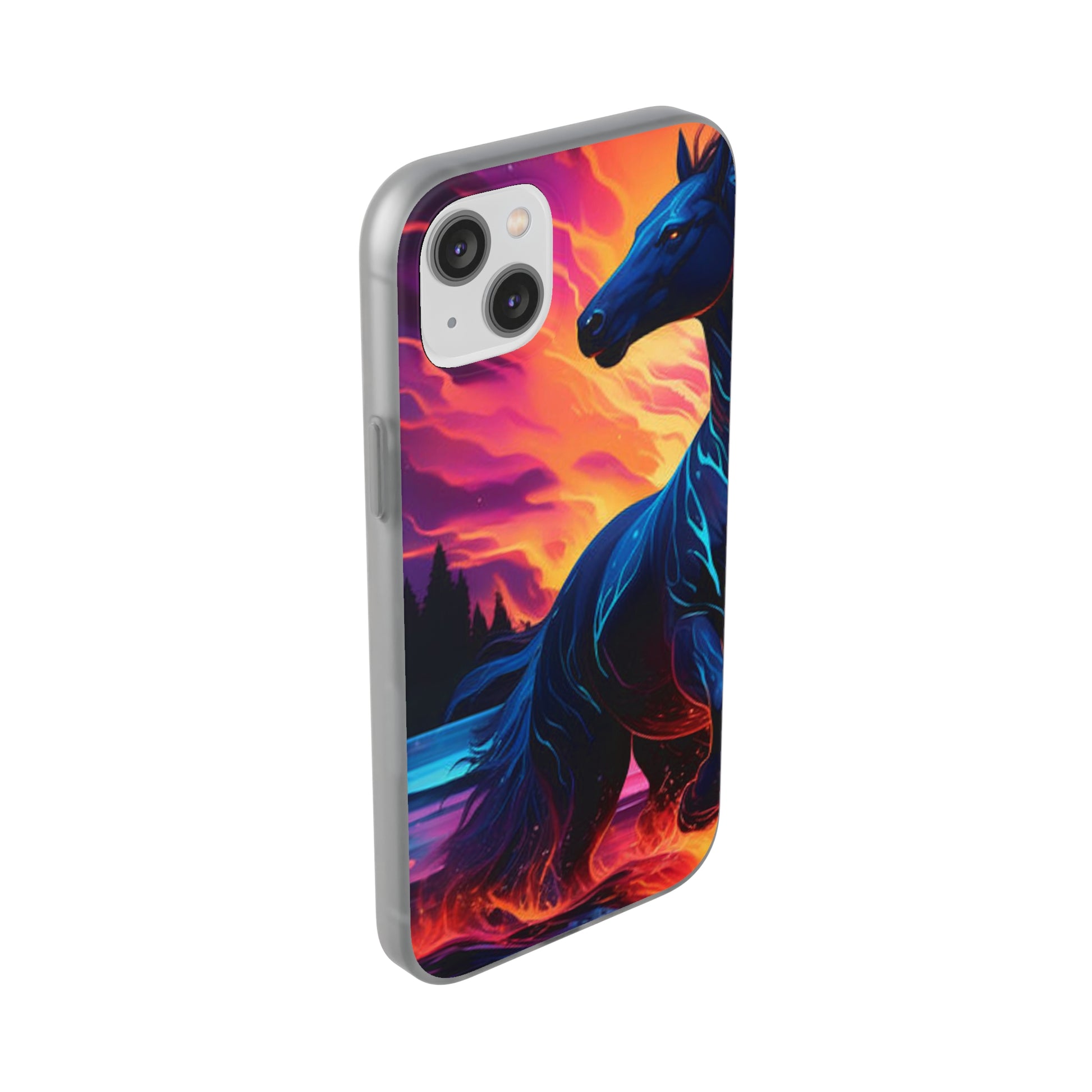 Black Horse Flexi Case - Colorwink