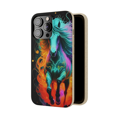 Psychedelic Horse Biodegradable Case