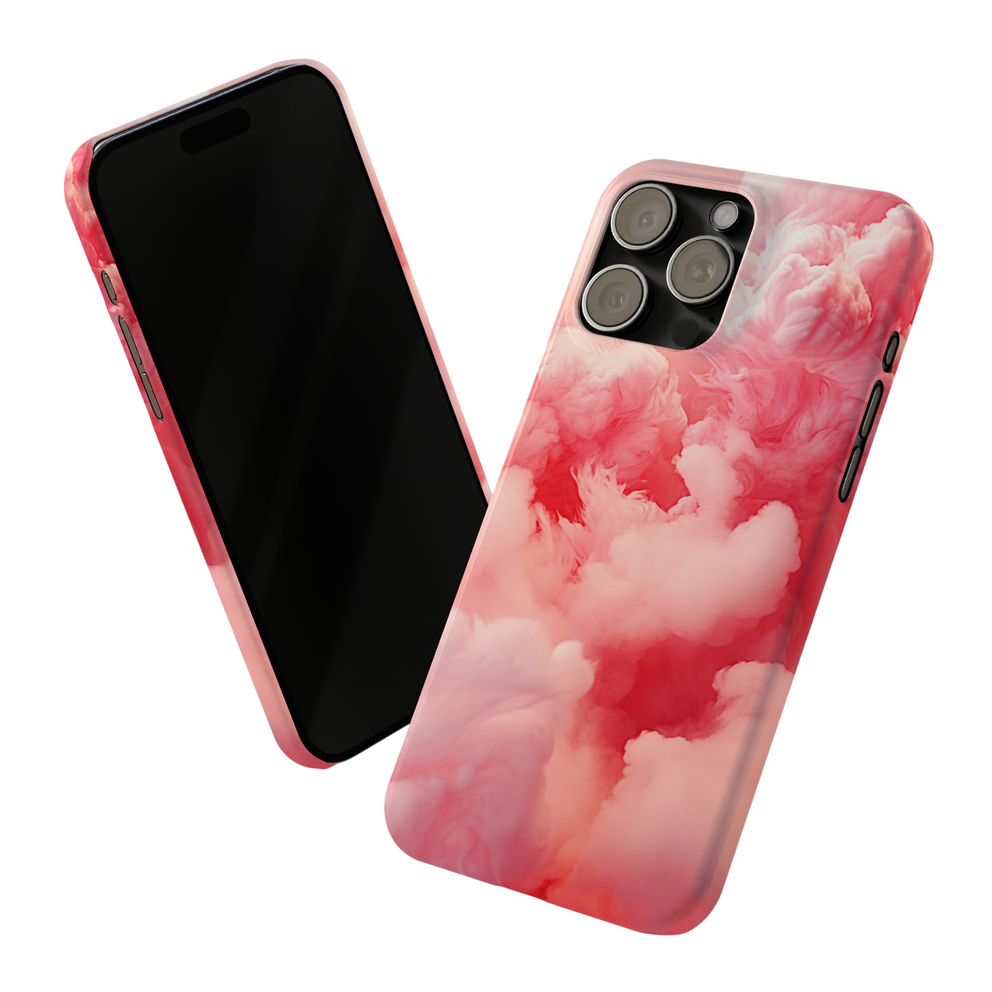 Pink Cloud Slim Phone Case - Colorwink