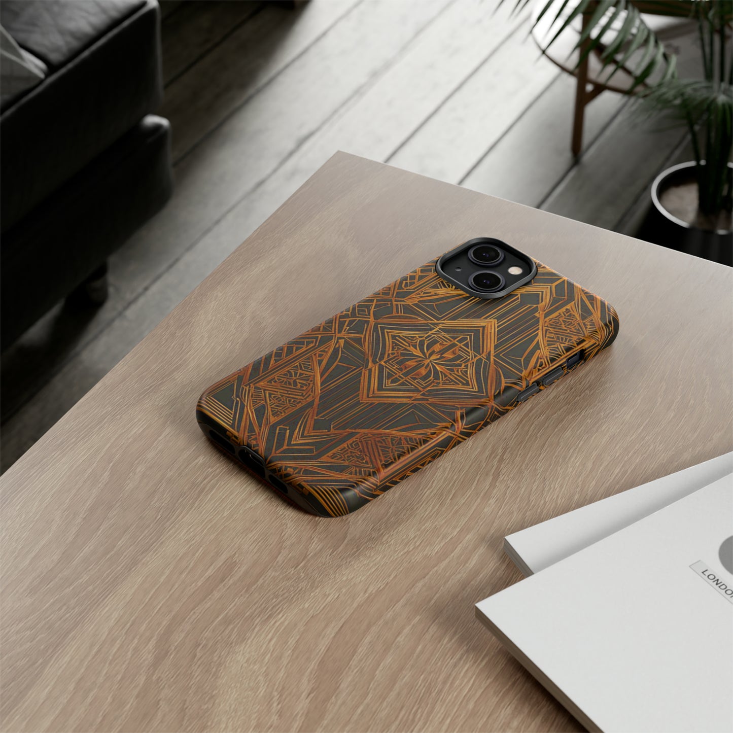 Grid Art Design Pattern Tough Case