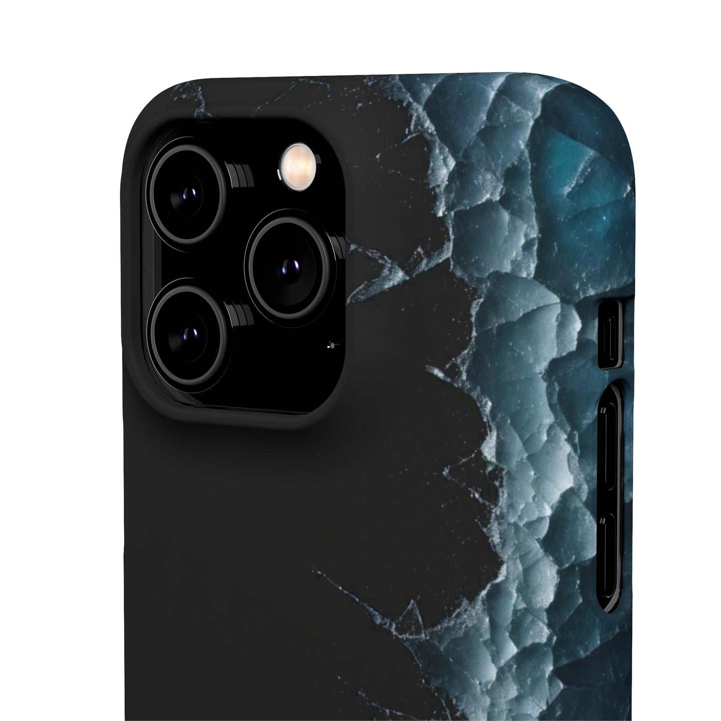 Blue Ice Cracking Snap Case - Colorwink