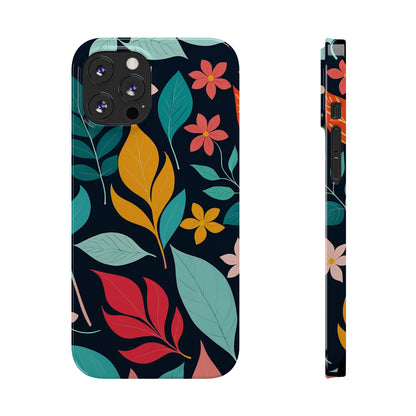 Flower Leaf Slim Phone Case