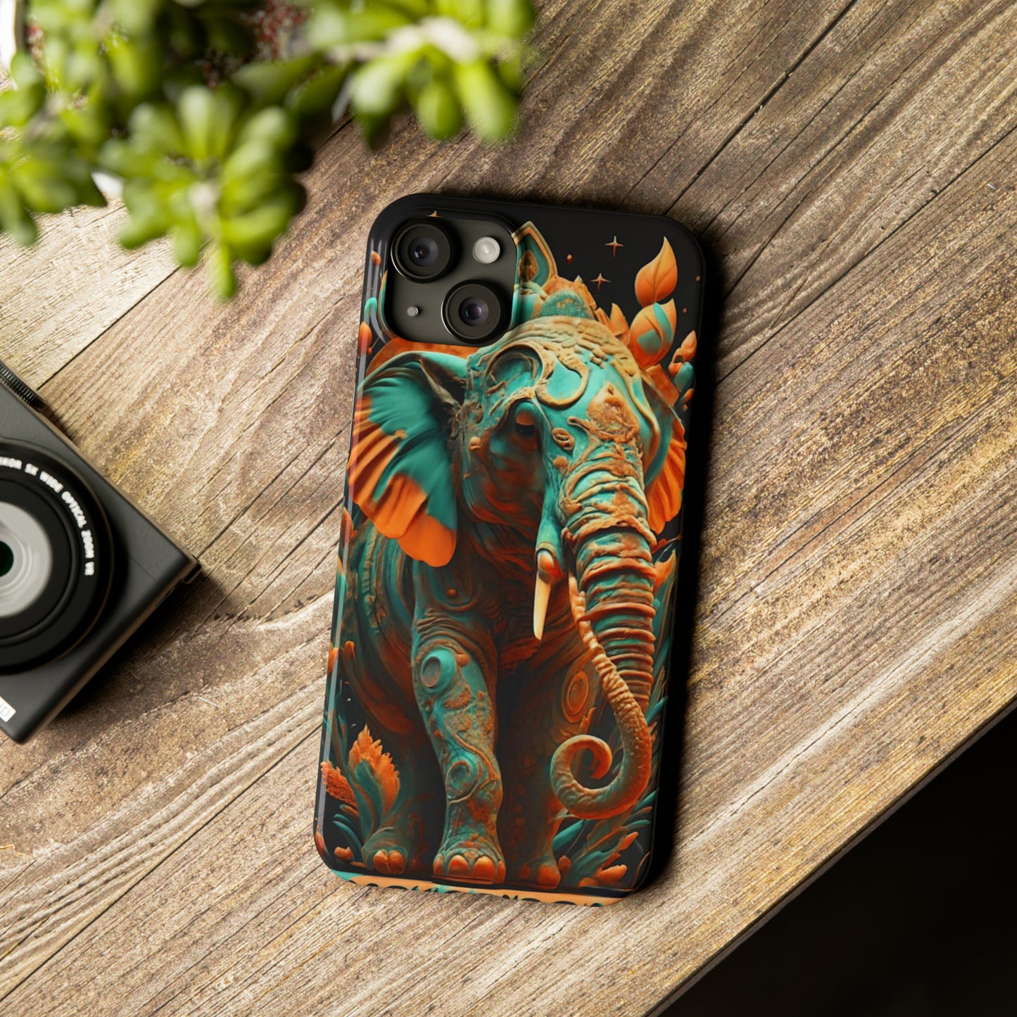 Elephant Slim Phone Case - Colorwink