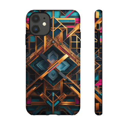 Abstract Tesseract Tough Case