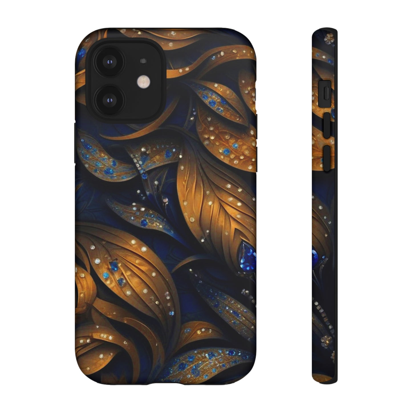 Golden Leaf Pattern Tough Case