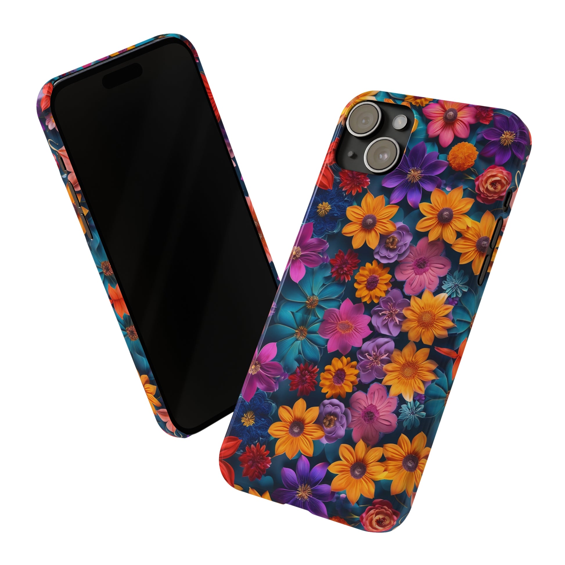 Pinwheel Flower Slim Phone Case - Colorwink