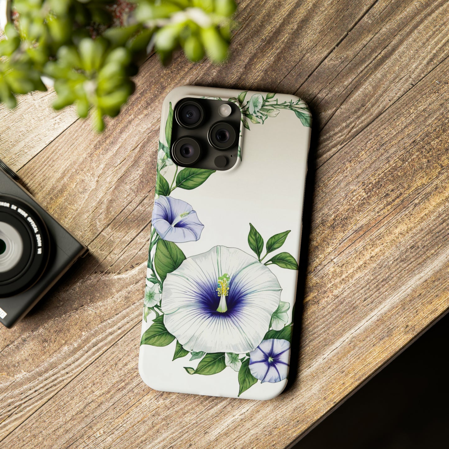 Morning Glory Slim Phone Case - Colorwink