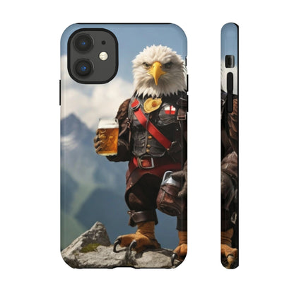 Eagle holding by a beer Tough Case