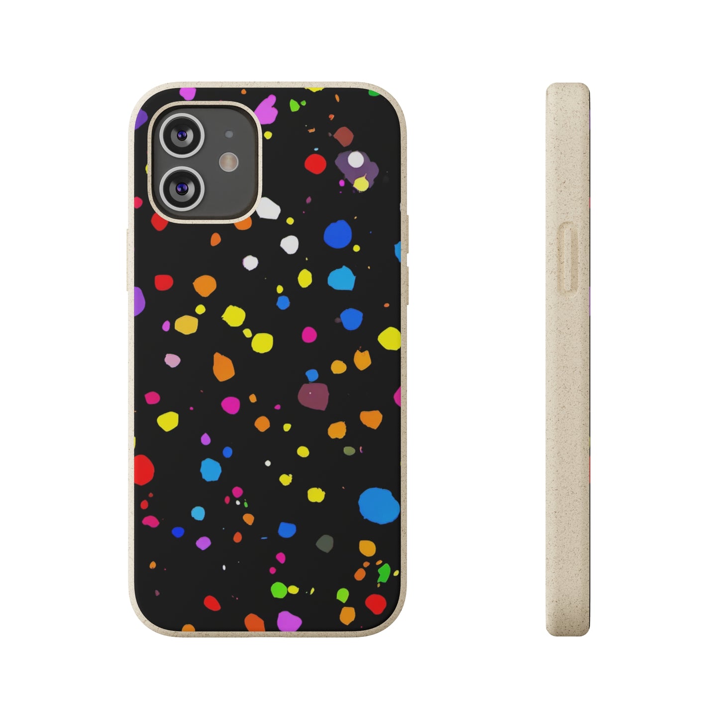 Colorful Dot Parade Biodegradable Case