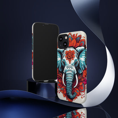 Floral Elephant Tough Case