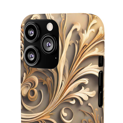 Golden Tendrils Snap Case - Colorwink