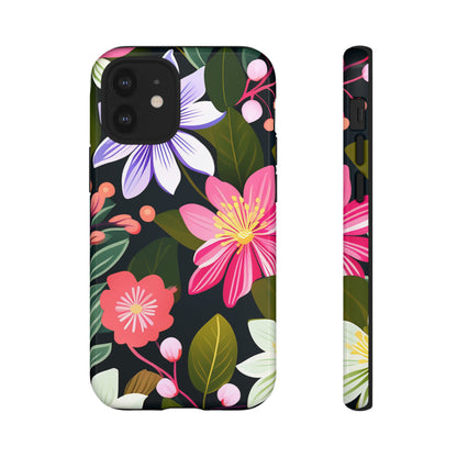 Pink Flower Pattern Tough Case