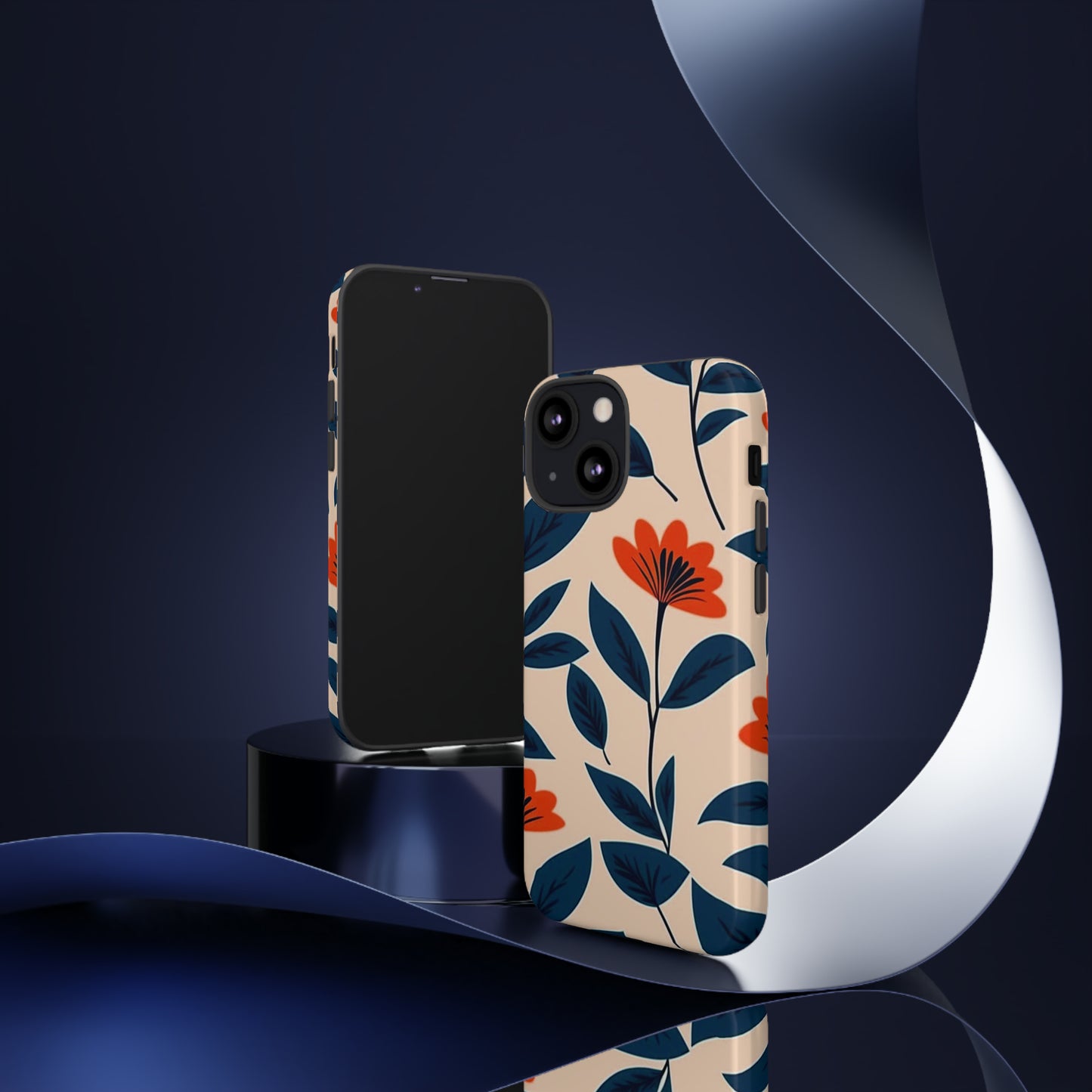 Floral Pattern Tough Case