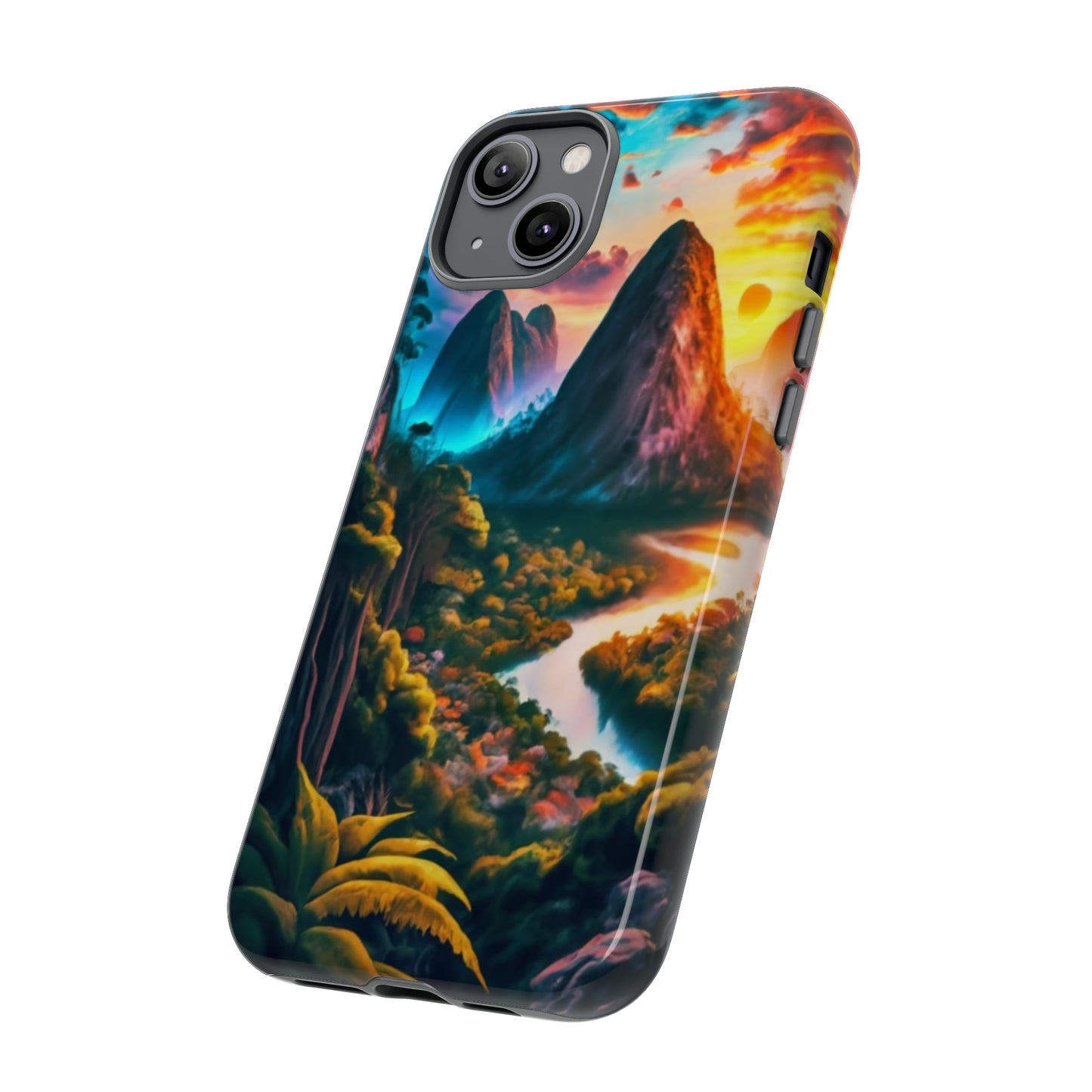 Glowing Mountain Tough Case