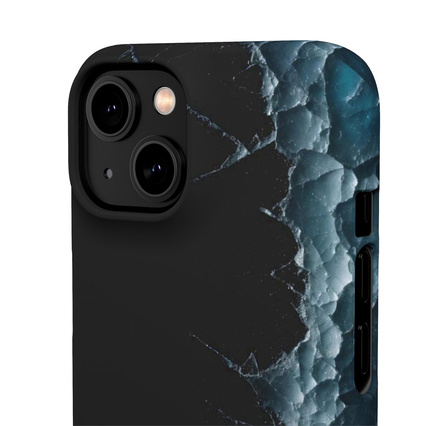 Blue Ice Cracking Snap Case - Colorwink