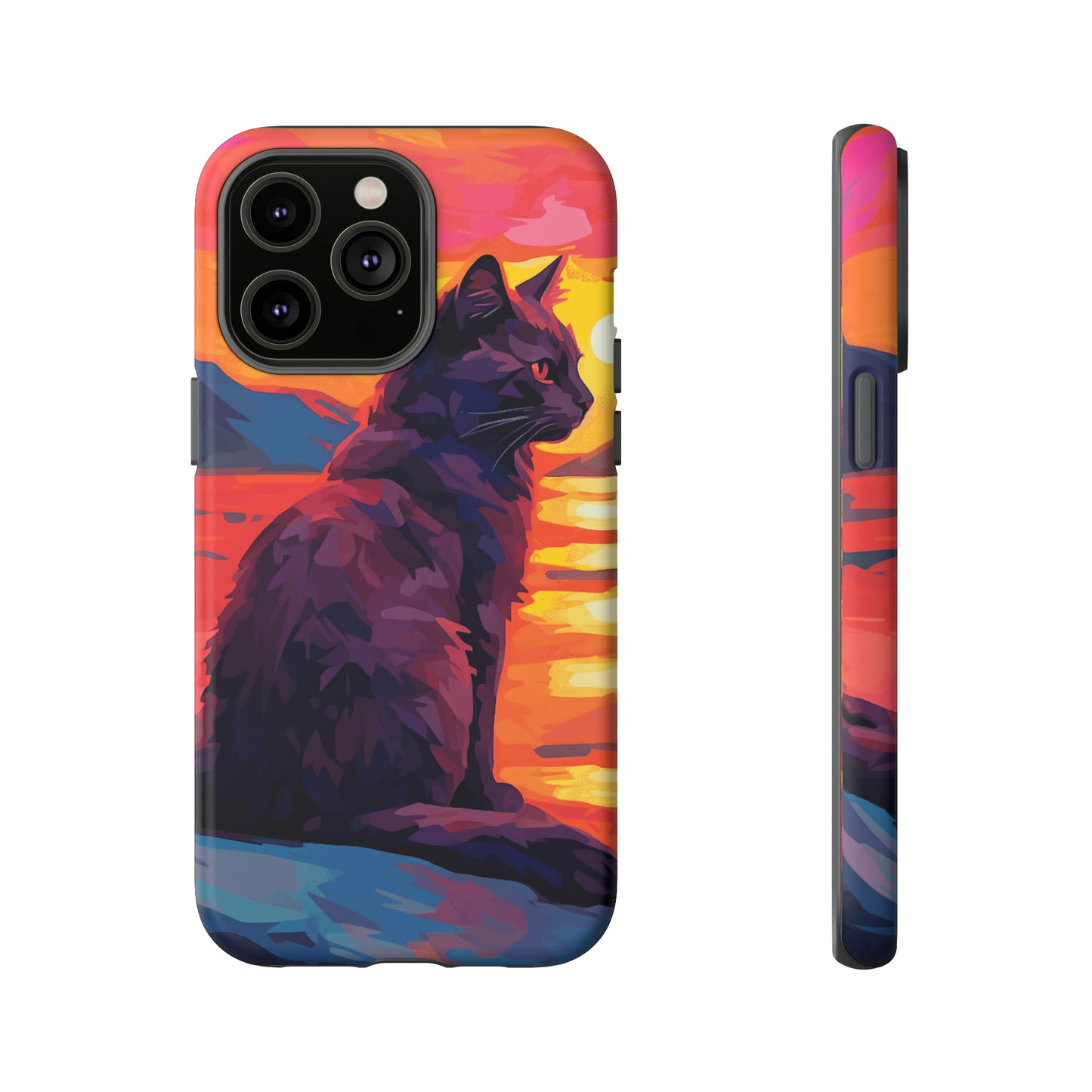 Sunset Cat Tough Case