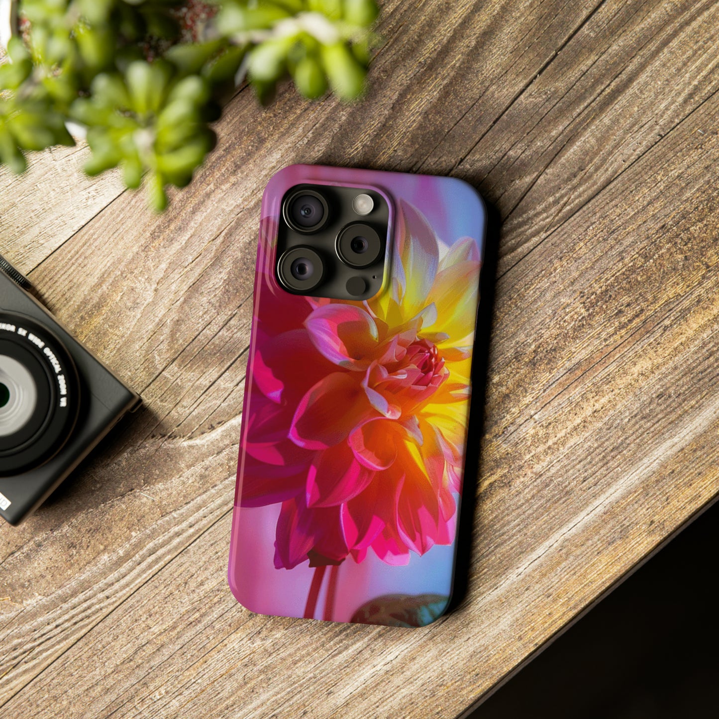 Floral Design Slim Phone Case - Colorwink