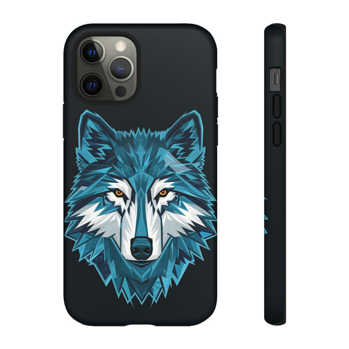 Cubism Wolf Art Tough Case