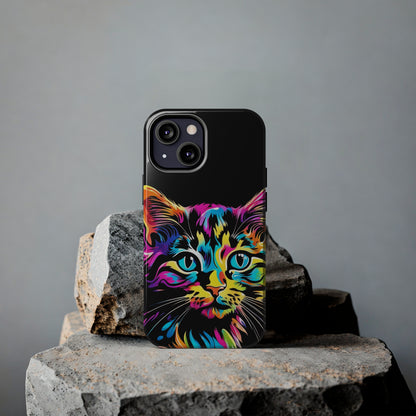 Psychedelic Cat Tough Case