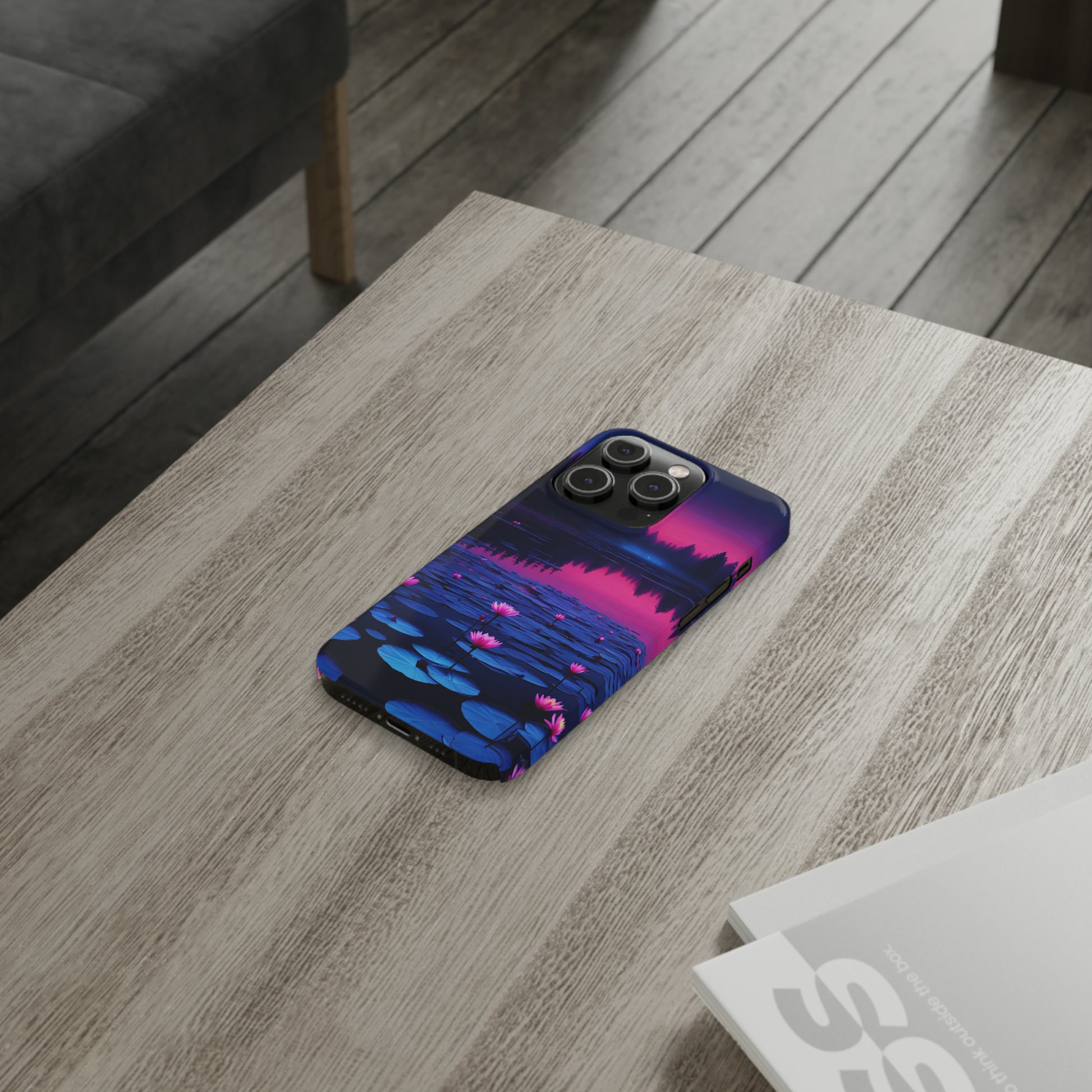 Water Lilies Slim Phone Case - Colorwink