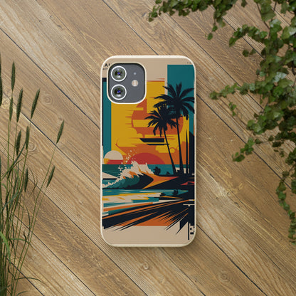 Sunset Mural Biodegradable Case