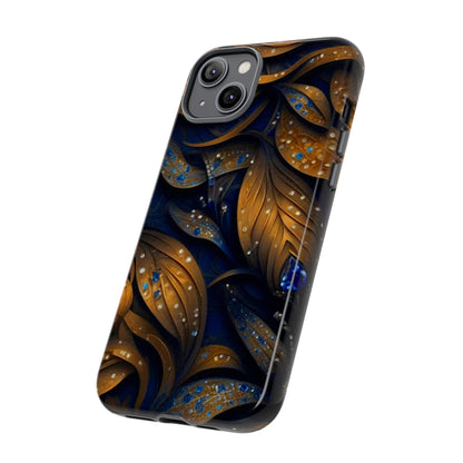 Golden Leaf Pattern Tough Case