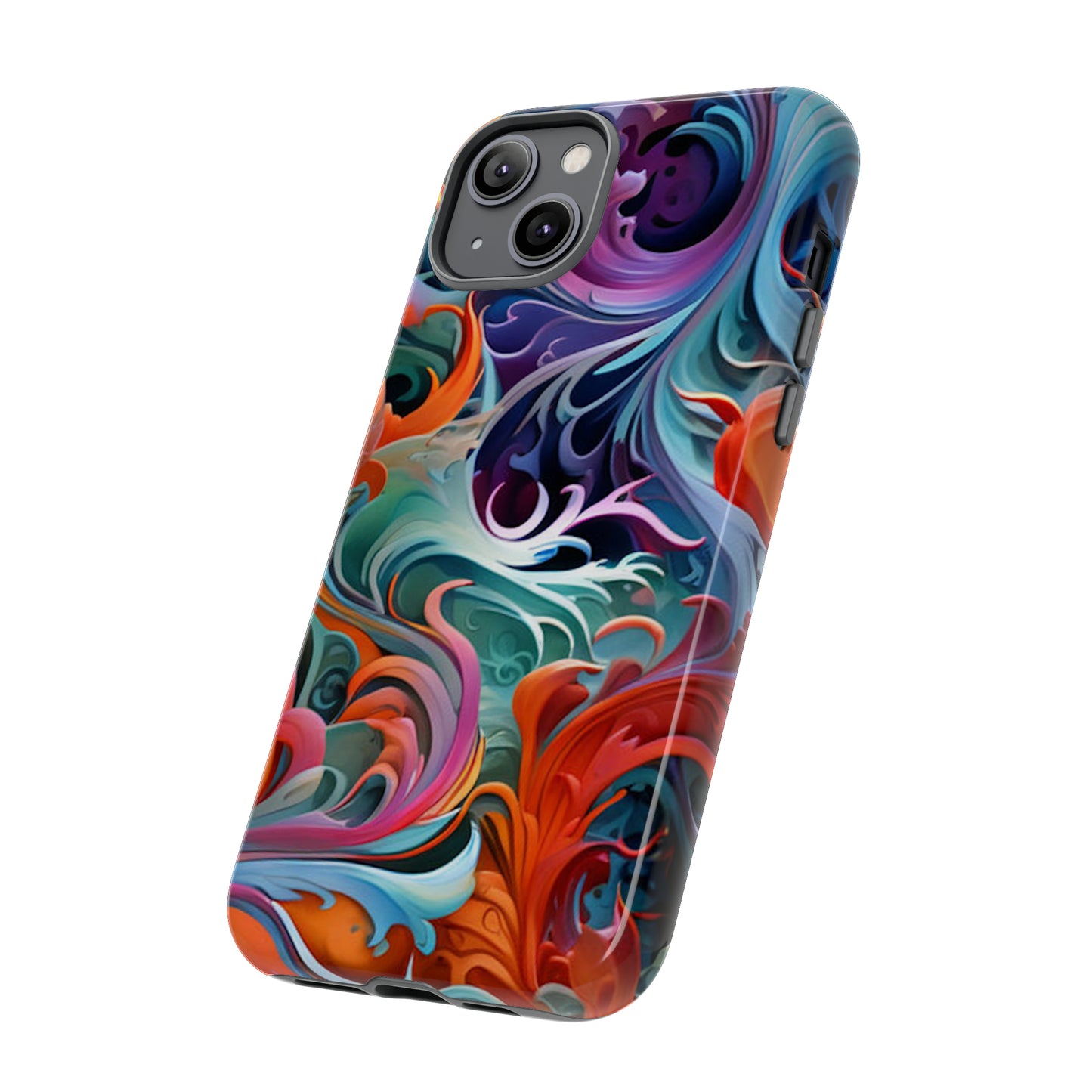 Spiral Paint Art Pattern Tough Case