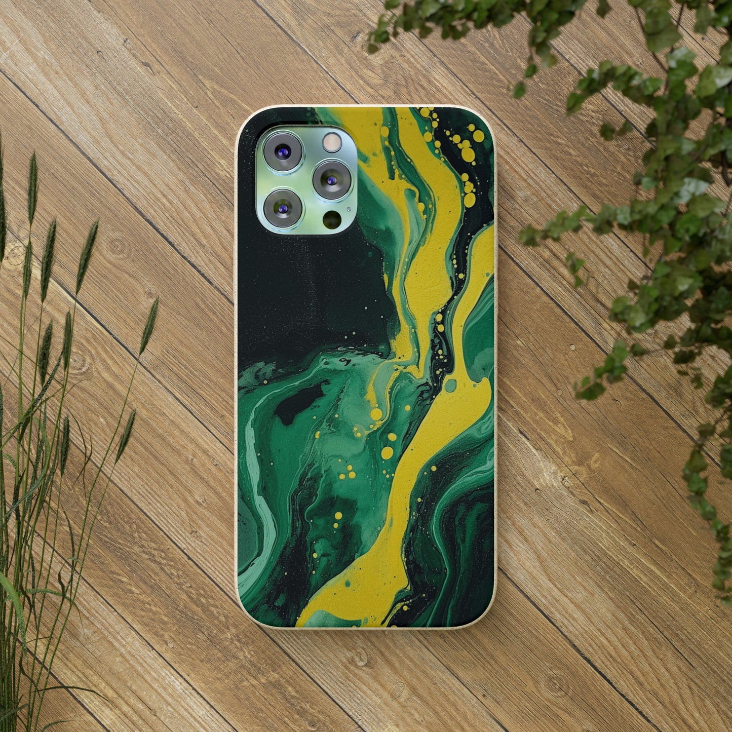 Swirling Shadows Design Biodegradable Case