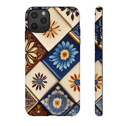 Floral Tiles Tough Case