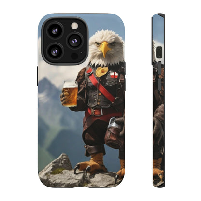 Eagle holding by a beer Tough Case