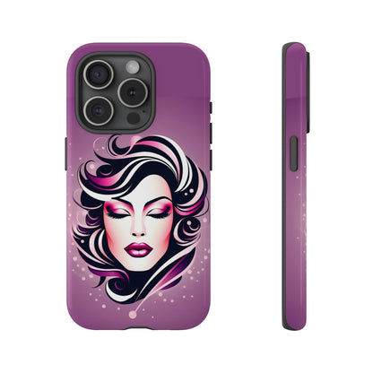 Magenta Lady Tough Case