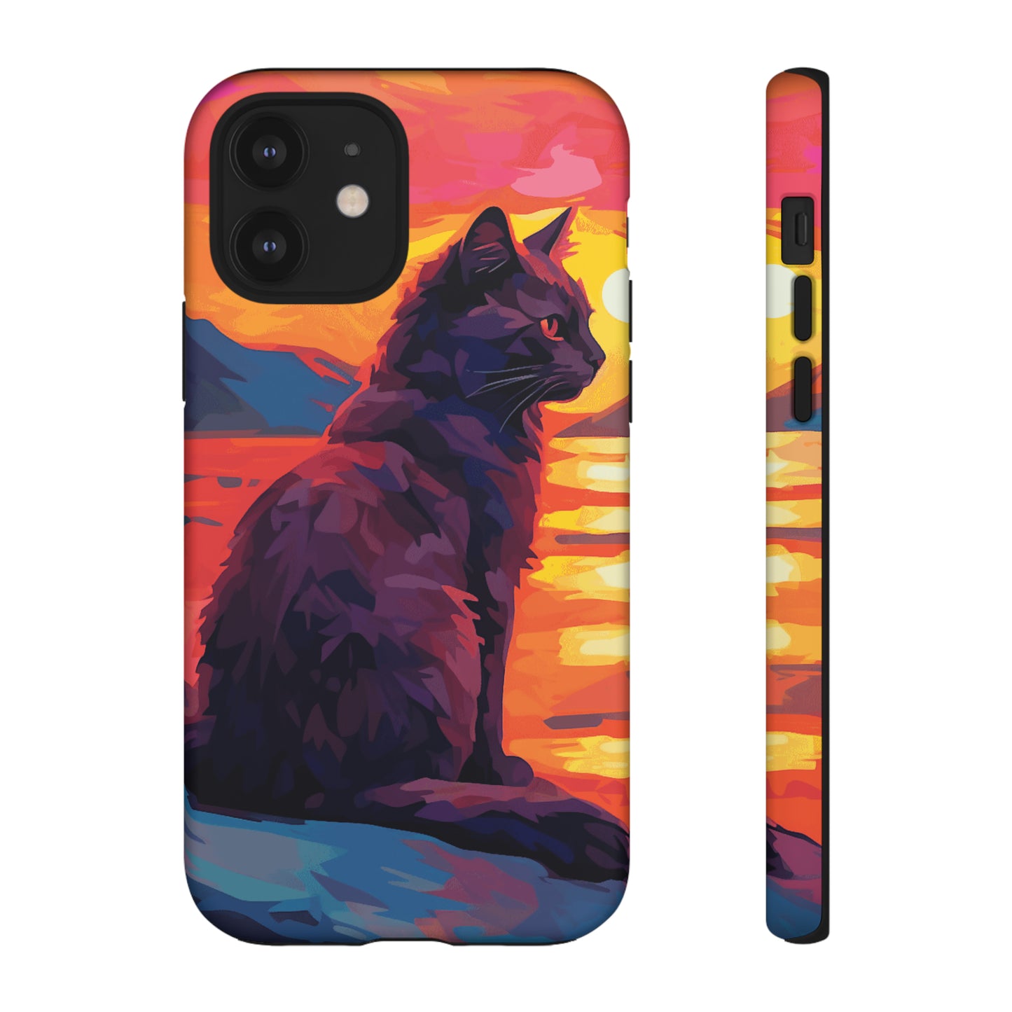 Sunset Cat Tough Case