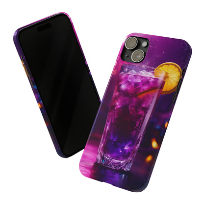 Purple Drink Slim Phone Case - Colorwink