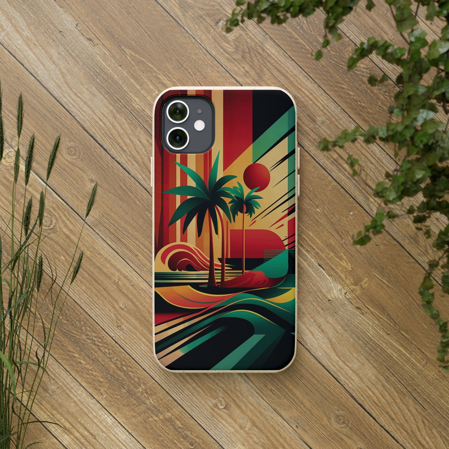 Beach Painting Biodegradable Case